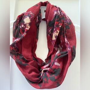 Maurice’s Floral Women’s Red Floral Infinity Scarf